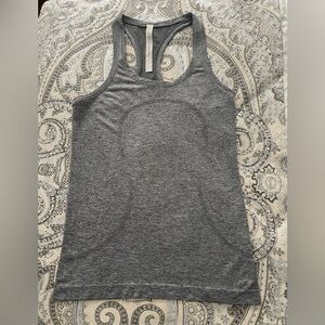 Lululemon Swifty Tank Top Racerback Heather Gray 6